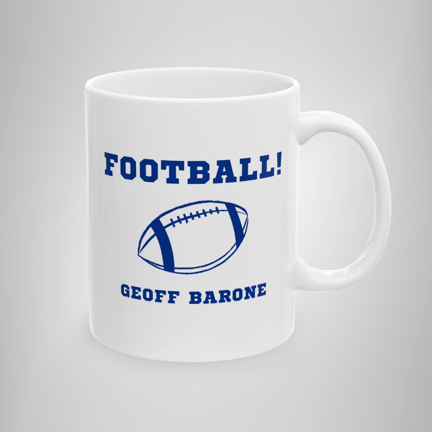 "Football!" Ceramic Coffee Mug