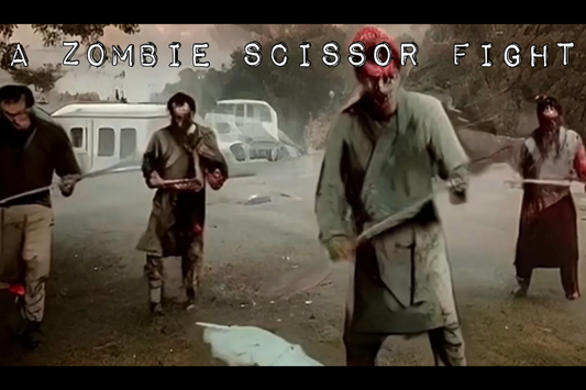 A Zombie Scissor Fight